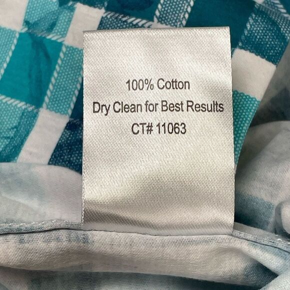 NWT Scully Signature Soft Series Western Shirt Pearl Snaps Plaid Men's Large - Picture 11 of 11